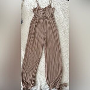 Tan Jumpsuit